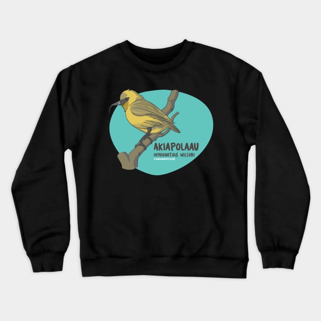 The Akiapolaau Crewneck Sweatshirt by Gernatatiti